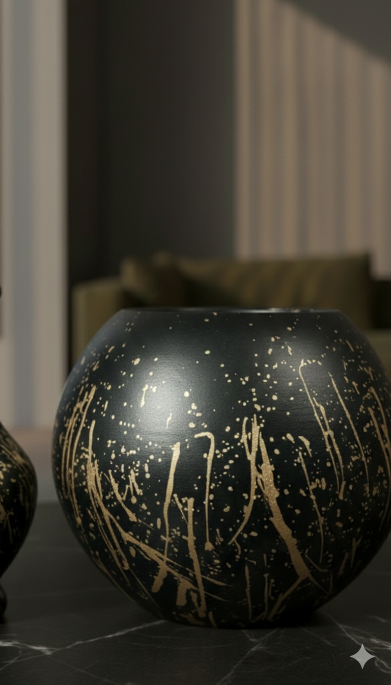 Aurum Vessel Set — Obsidian Gild