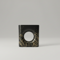 Obsidian Gild Halo Vase
