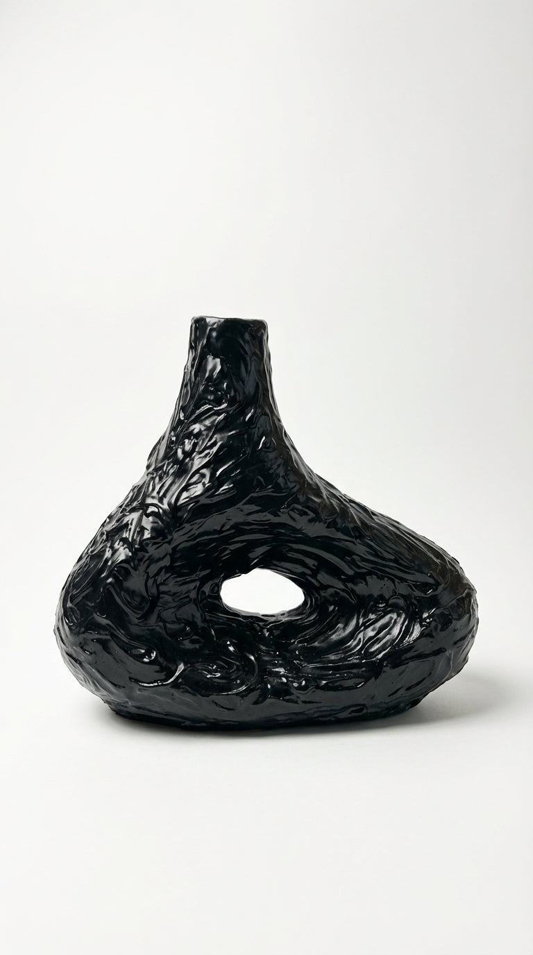 Noir Void Vase