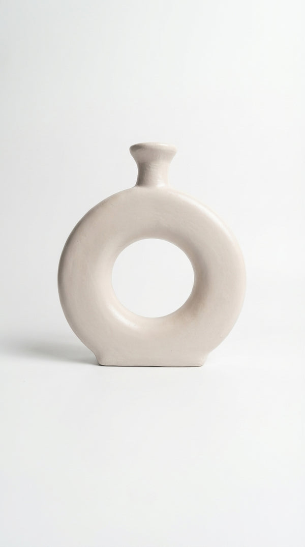 Ivory Orbit Vase