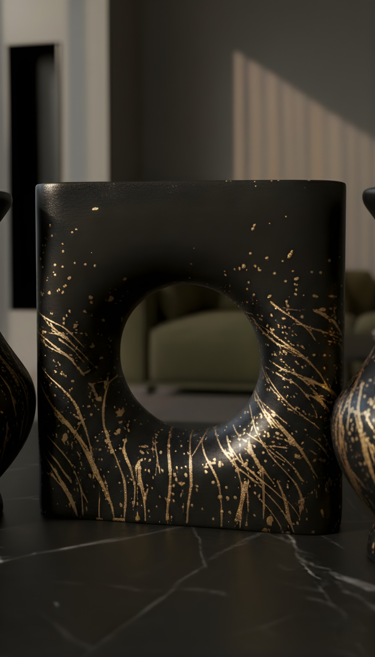 Obsidian Gild Halo Set
