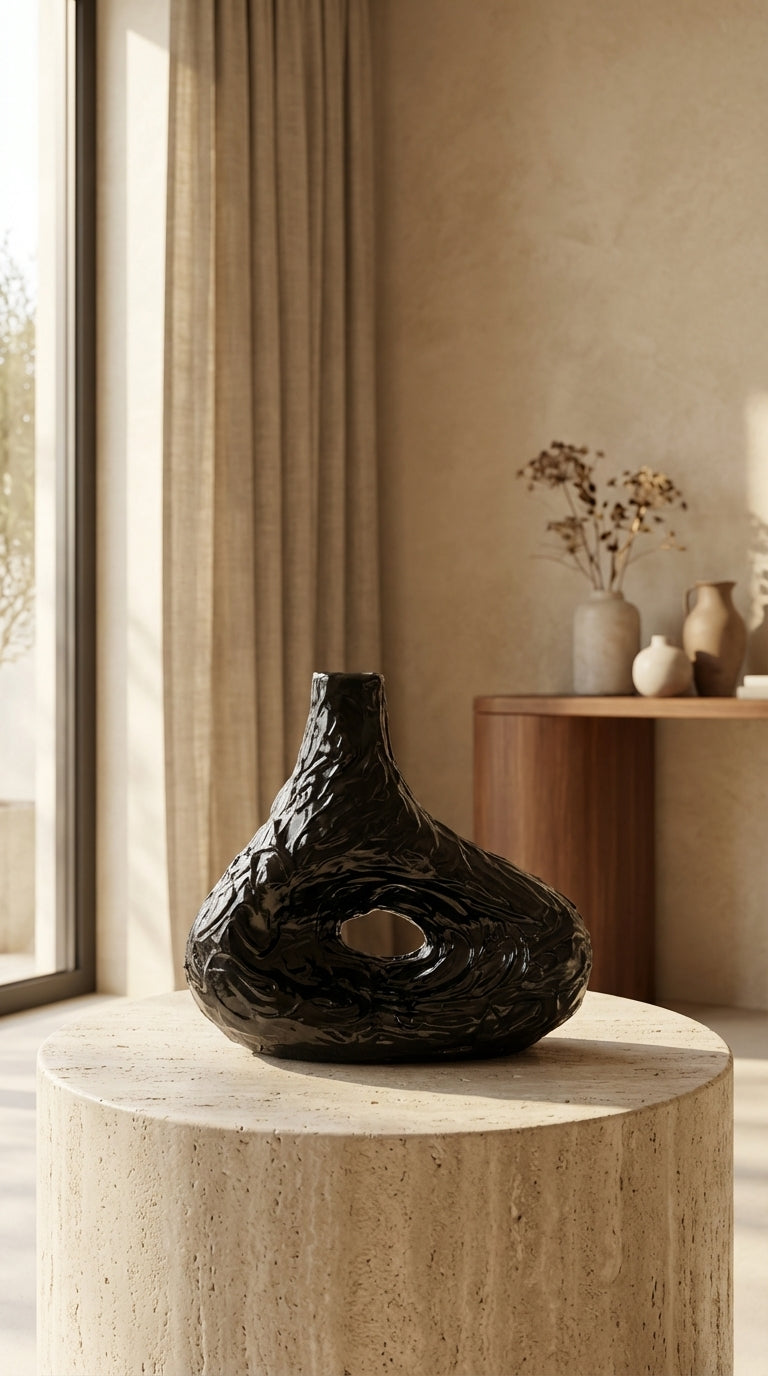 Noir Void Vase