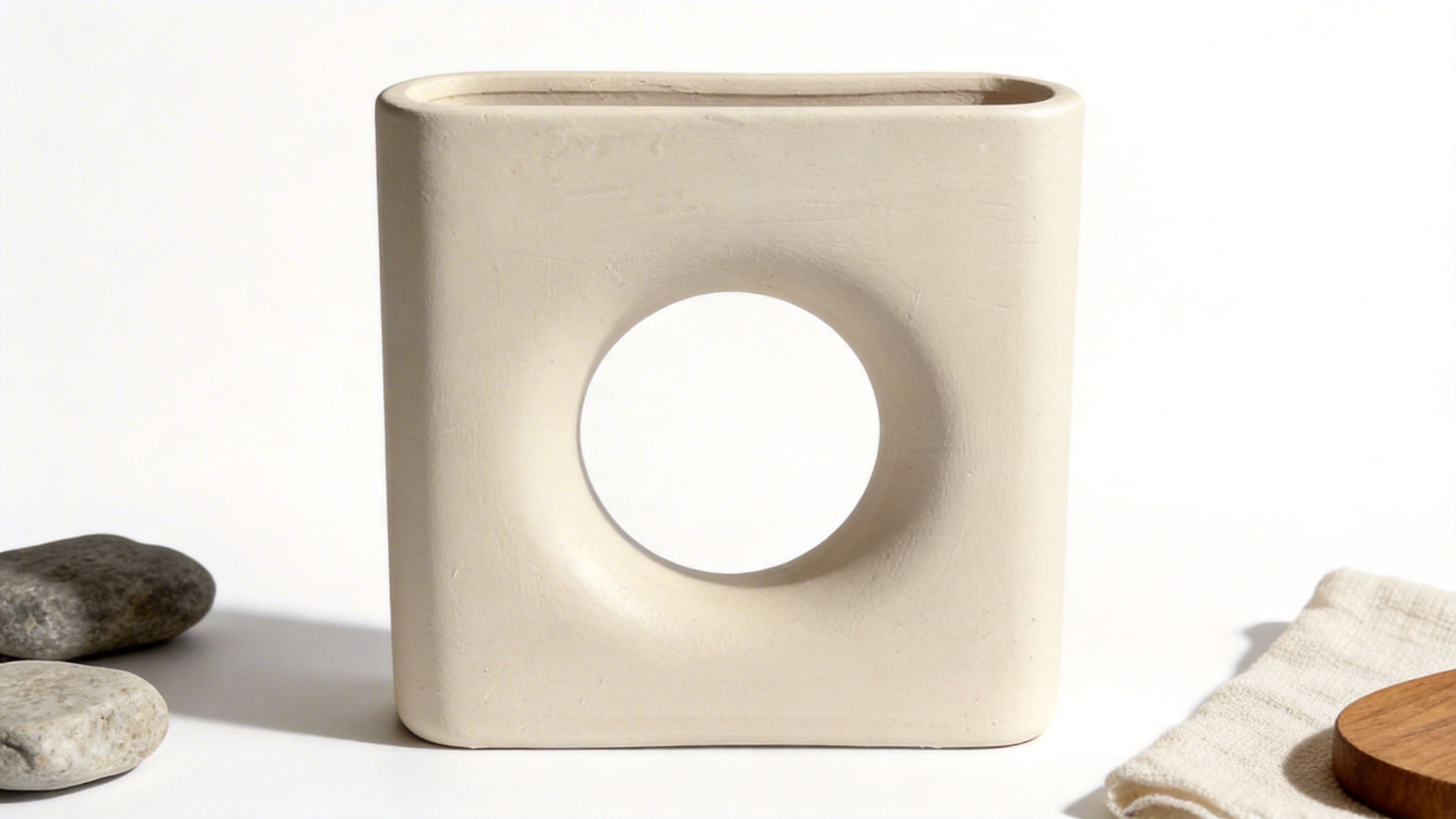 Ivory Halo Vase