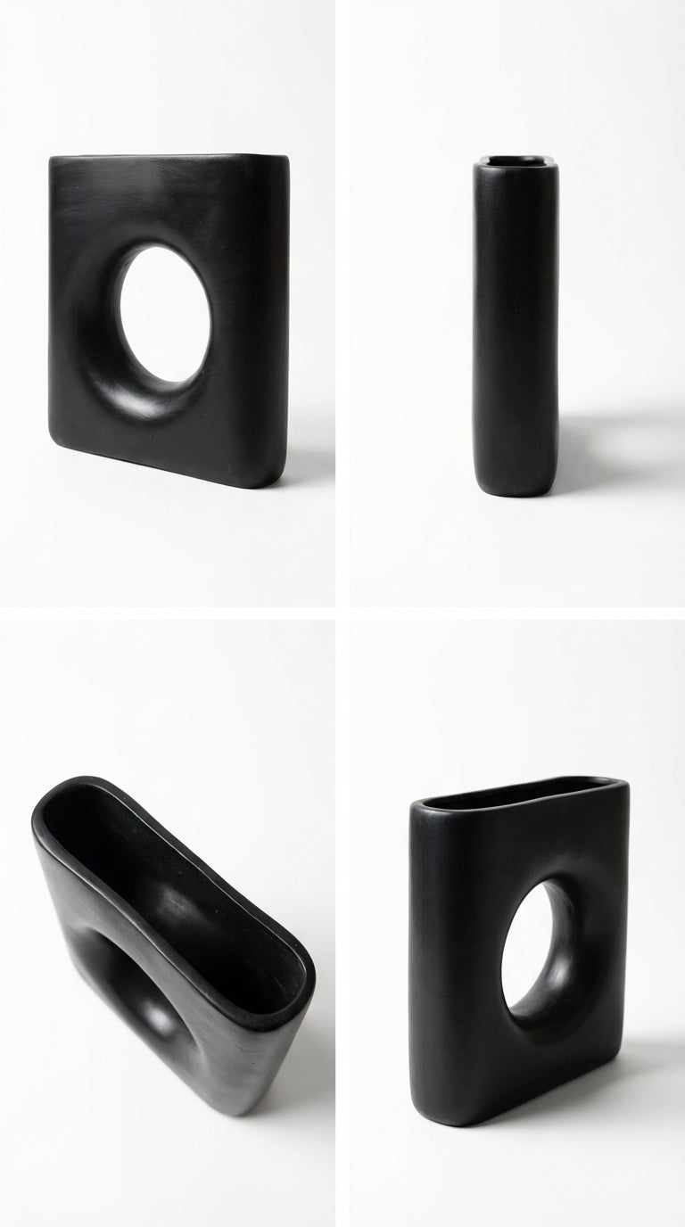Noir Halo Vase