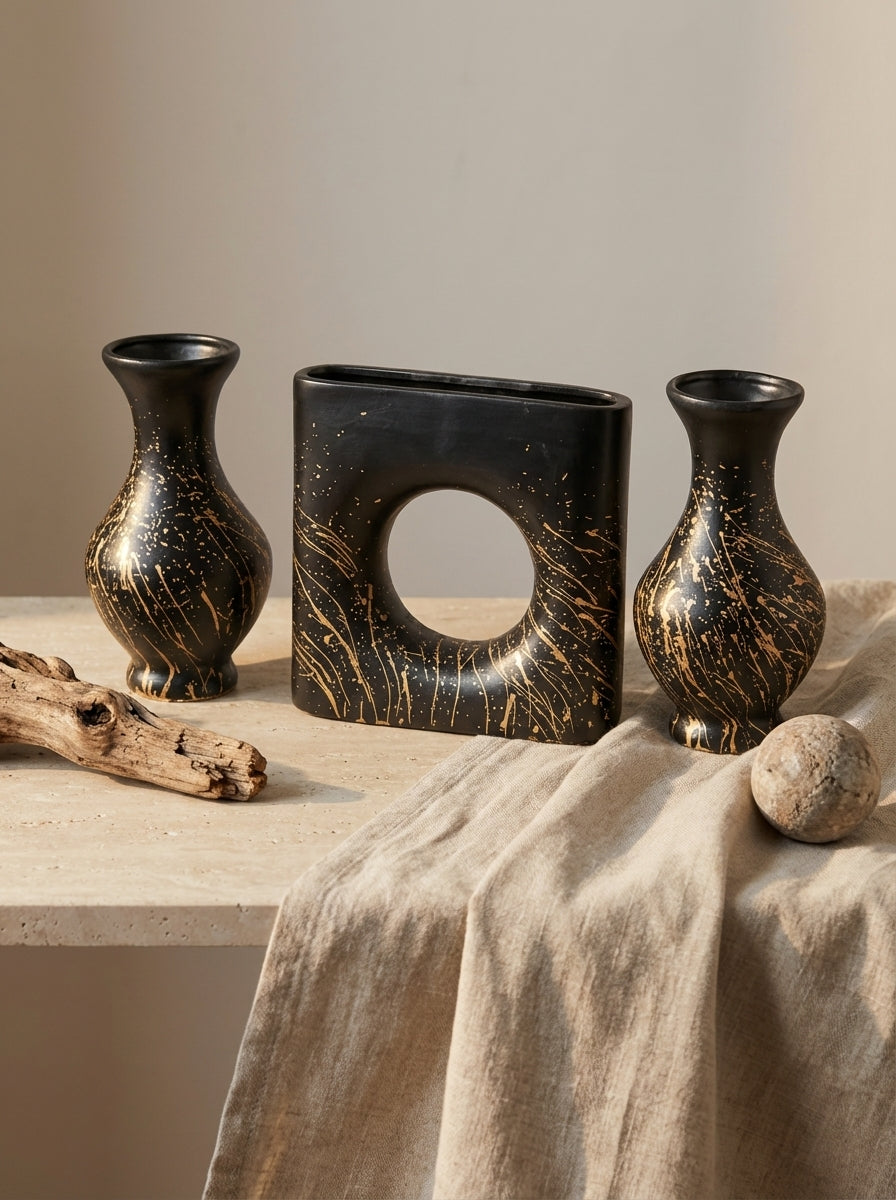 Obsidian Gild Halo Set
