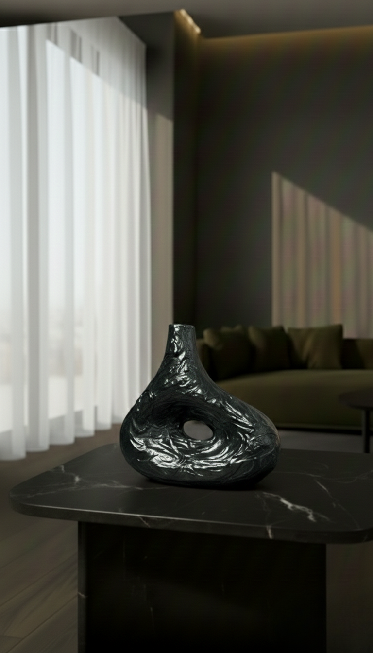 Obsidian Form — Black