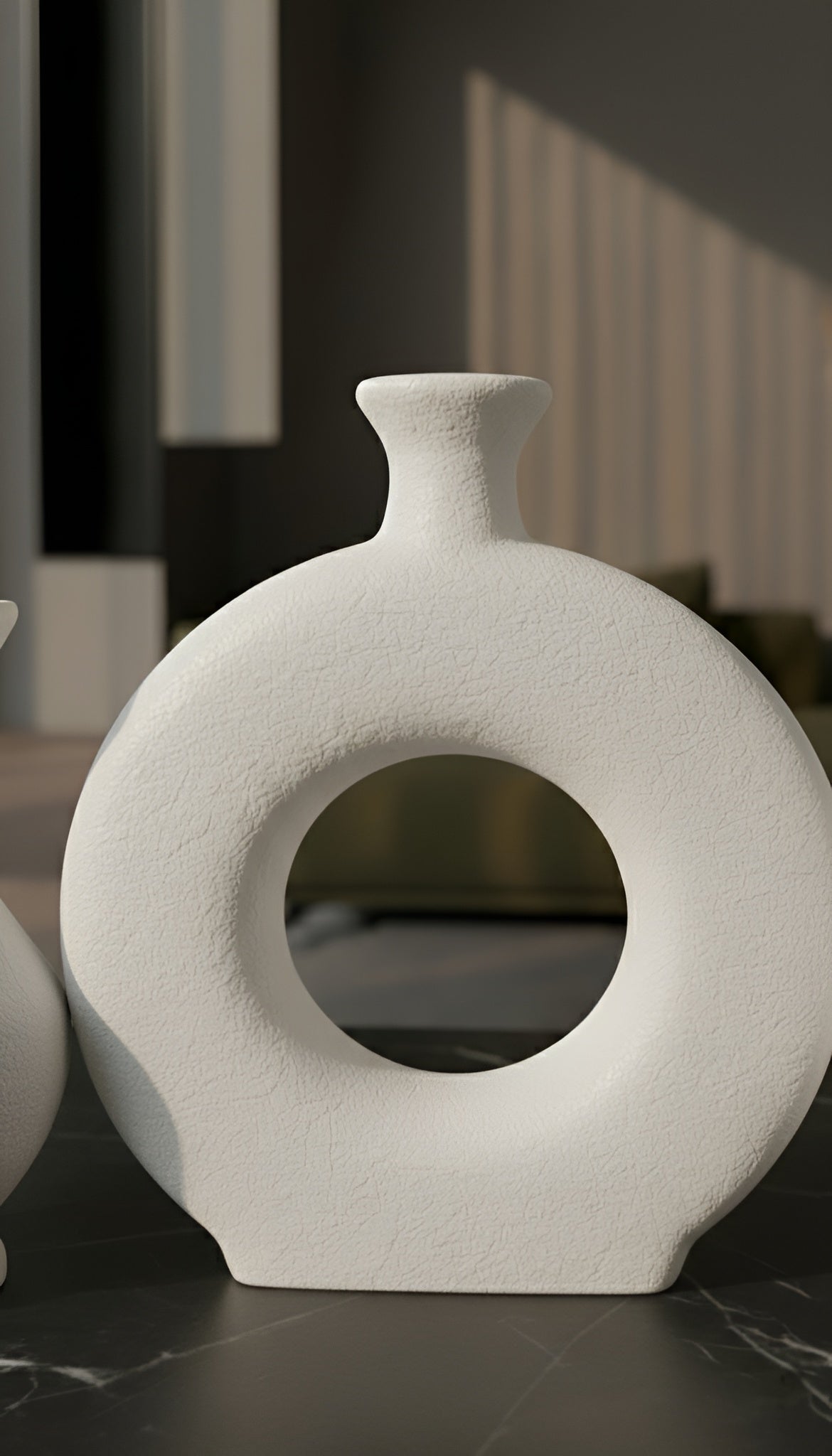 Ivory Orbit Vase