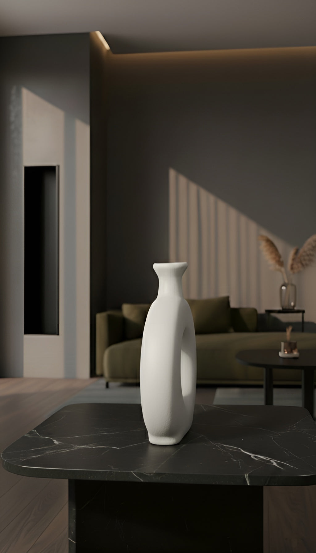 Ivory Orbit Vase